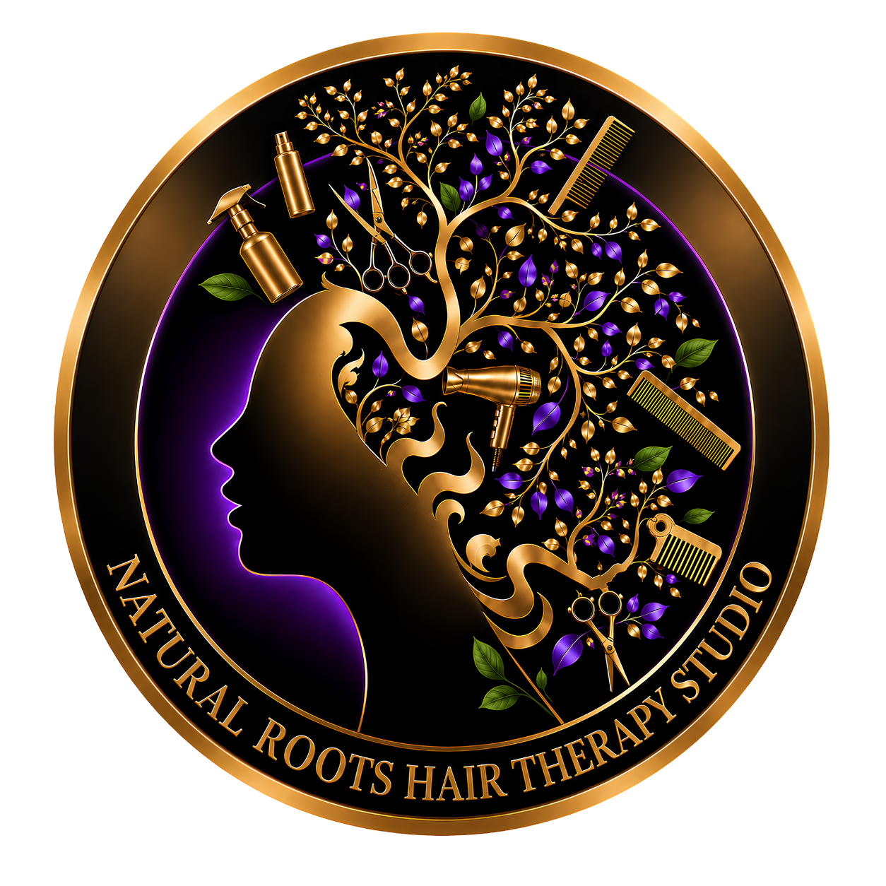 Natural Roots Hair Therapy Studio logo